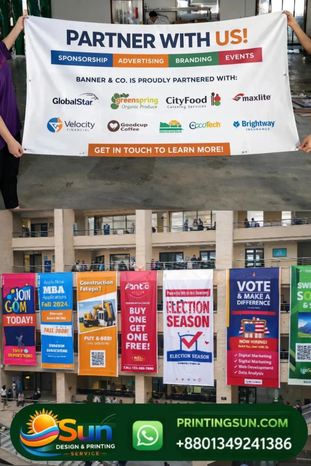 PVC Banner - PVC ব্যানার প্রিন্ট ঢাকা | Outdoor PVC Banner Bangladesh