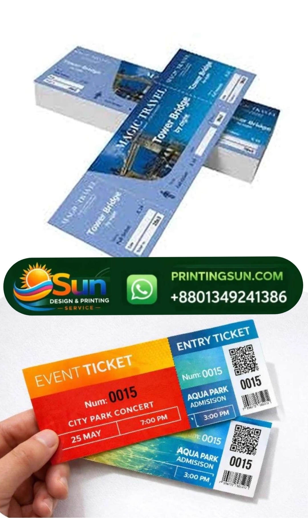 Event Ticket - ইভেন্ট টিকেট প্রিন্ট ঢাকা | Entry Pass Printing Bangladesh