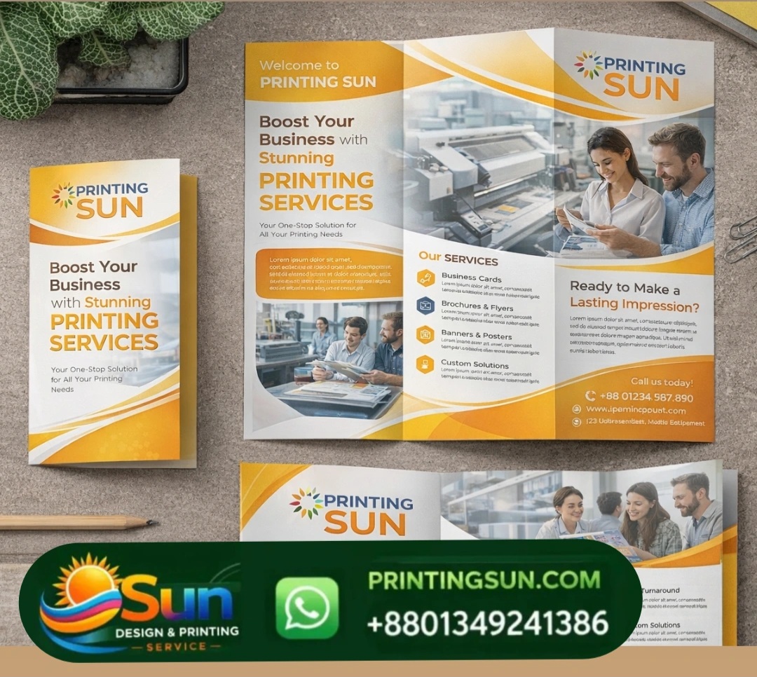Brochure - ব্রোশিউর প্রিন্ট ঢাকা বাংলাদেশ | Company Brochure Design