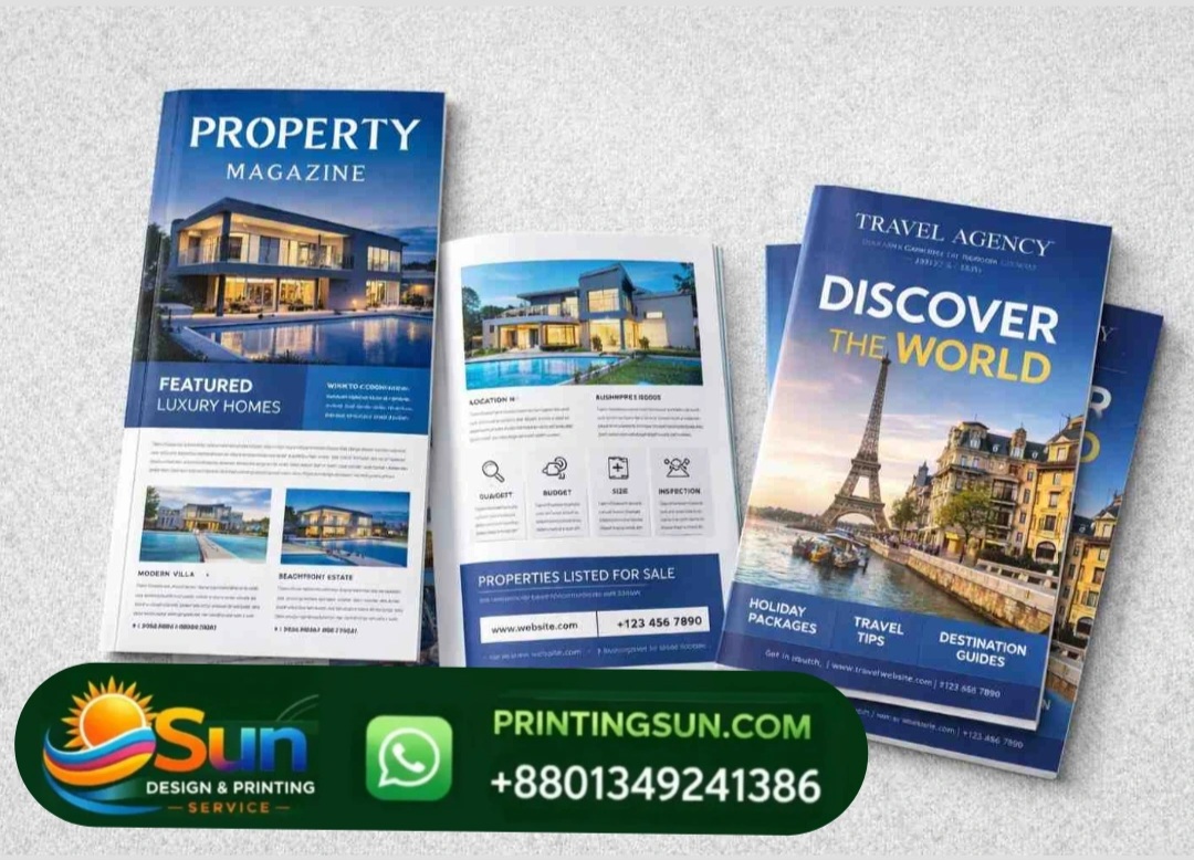 Magazine & Booklet - ম্যাগাজিন বুকলেট প্রিন্ট ঢাকা | Custom Booklet Printing Bangladesh