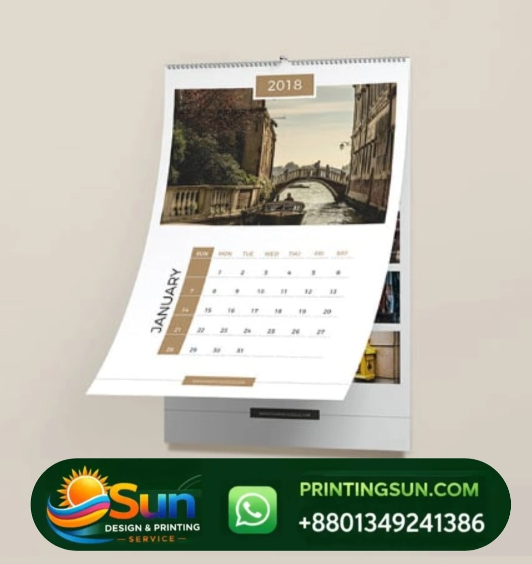 Wall Calendar - কাস্টম ওয়াল ক্যালেন্ডার প্রিন্ট ঢাকা | Wall Calendar Printing Bangladesh