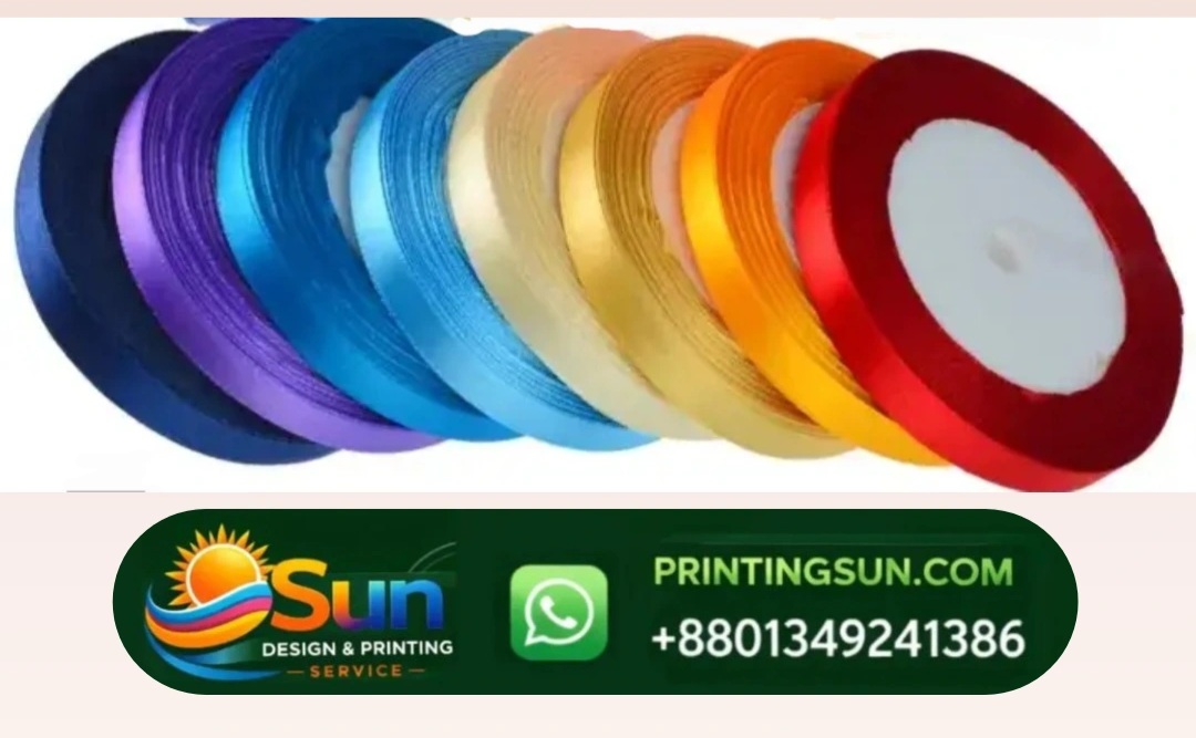 Custom Ribbon - কাস্টম রিবন প্রিন্ট ঢাকা | Brand Ribbon Printing Bangladesh