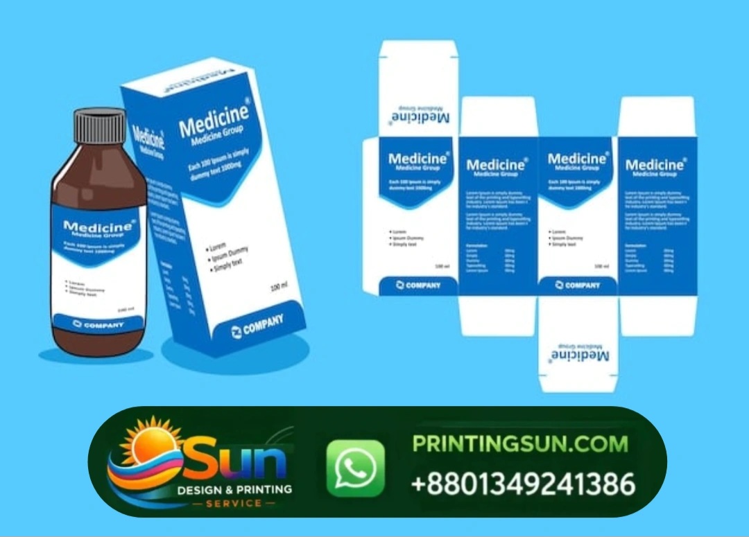 Medicine Packaging - মেডিসিন প্যাকেজিং ঢাকা | Pharma Box Printing Bangladesh