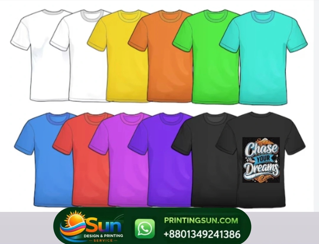 T-Shirt Print - কাস্টম টি-শার্ট প্রিন্ট ঢাকা | Custom T-Shirt Printing Bangladesh