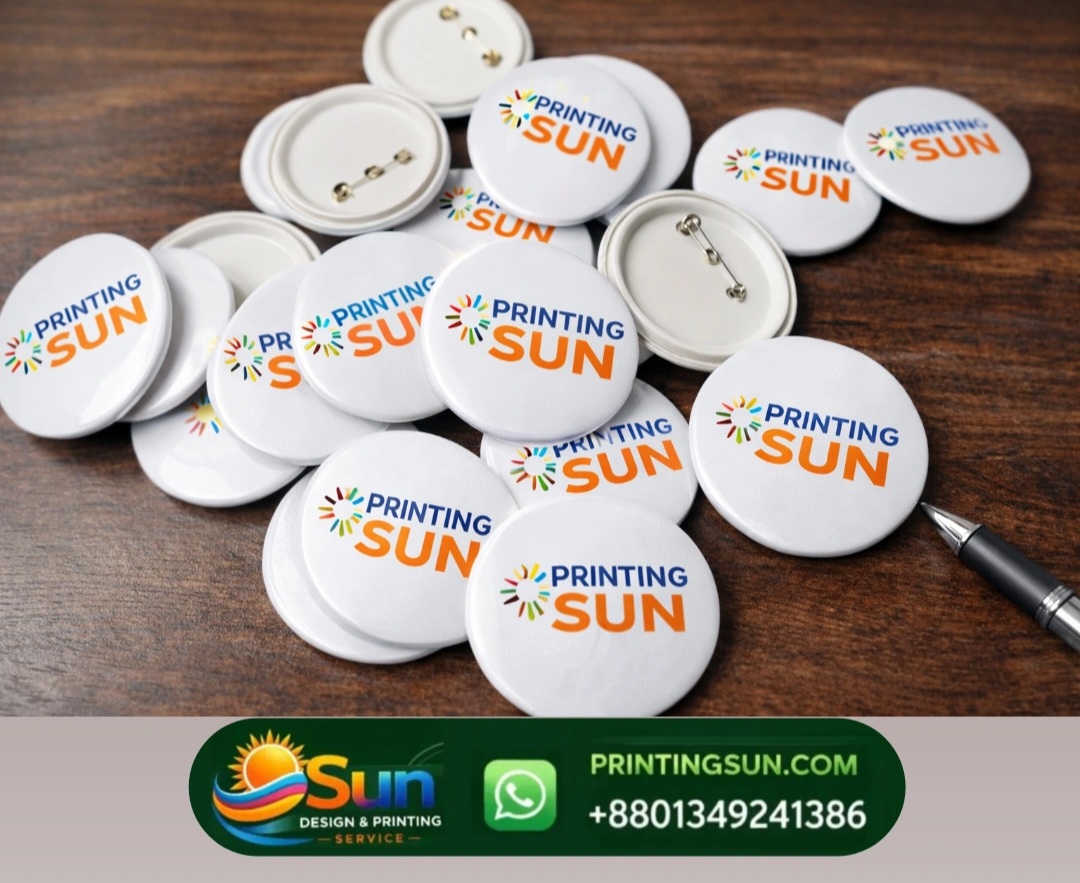 Button Badge - বাটন ব্যাজ কাস্টম প্রিন্ট ঢাকা