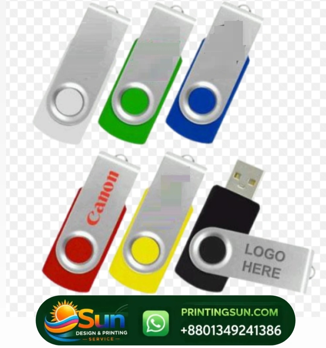 USB Printing - কাস্টম ইউএসবি প্রিন্ট ঢাকা | Branded USB Flash Drive Bangladesh