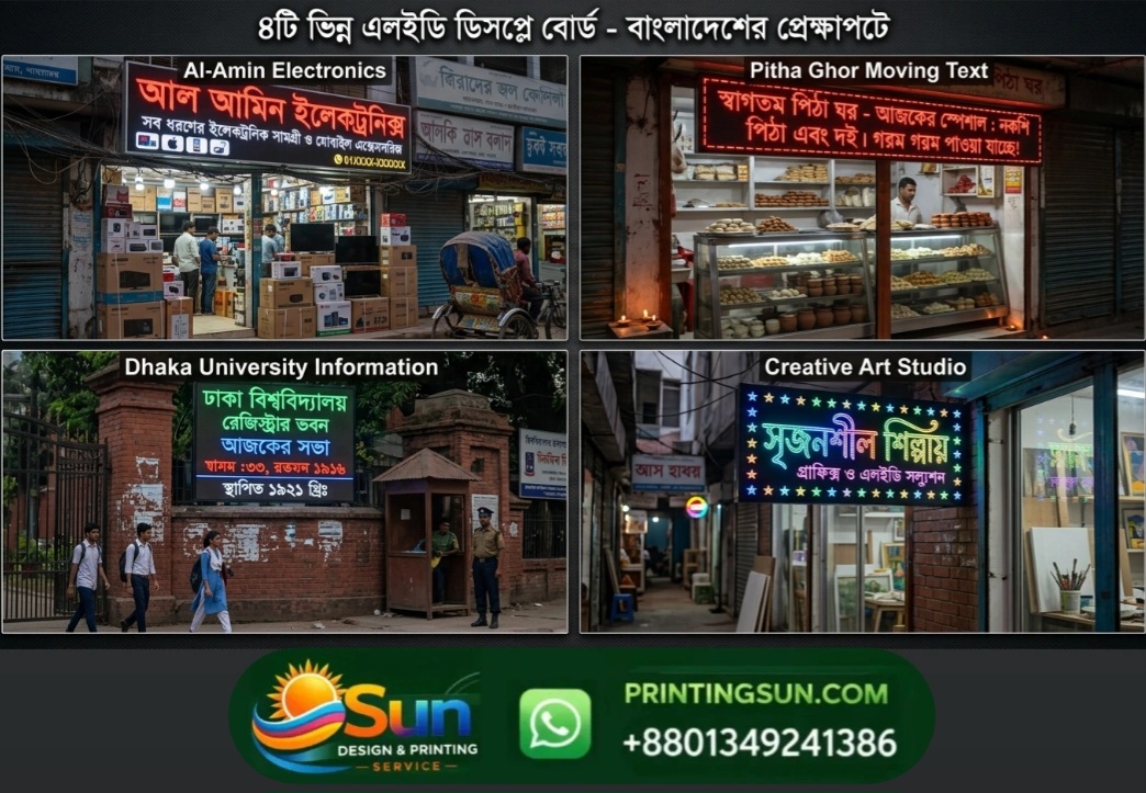 LED Display Message Board - LED ডিসপ্লে মেসেজ বোর্ড ঢাকা | Digital Signage Bangladesh