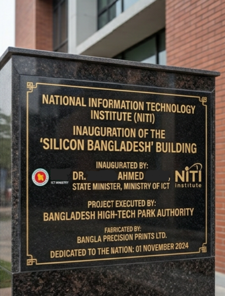 উদ্বোধনী শিলালিপি প্রিন্টিং সার্ভিস ঢাকা - Inaugural Plaque Printing Service