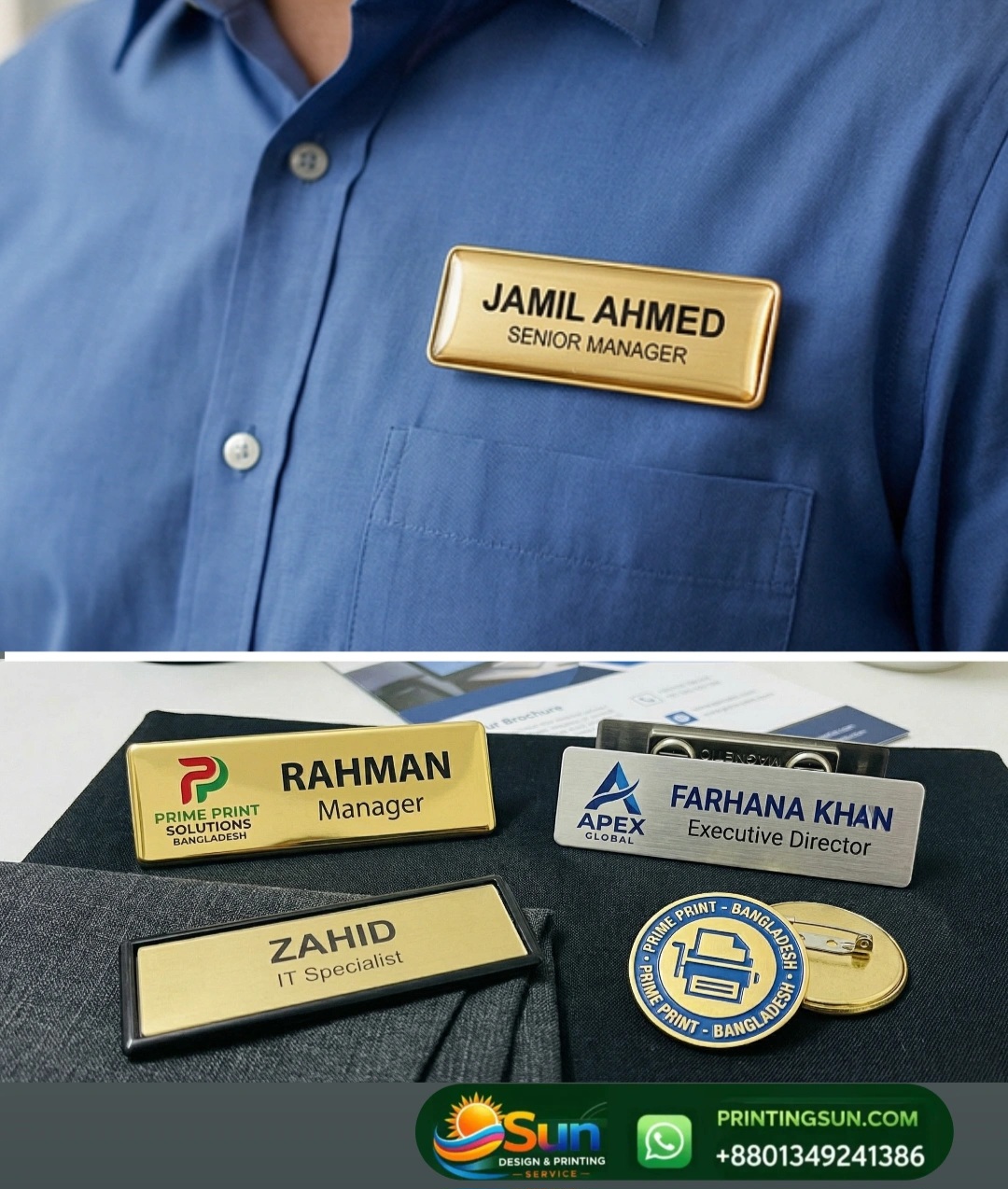 Name Tag & Badge