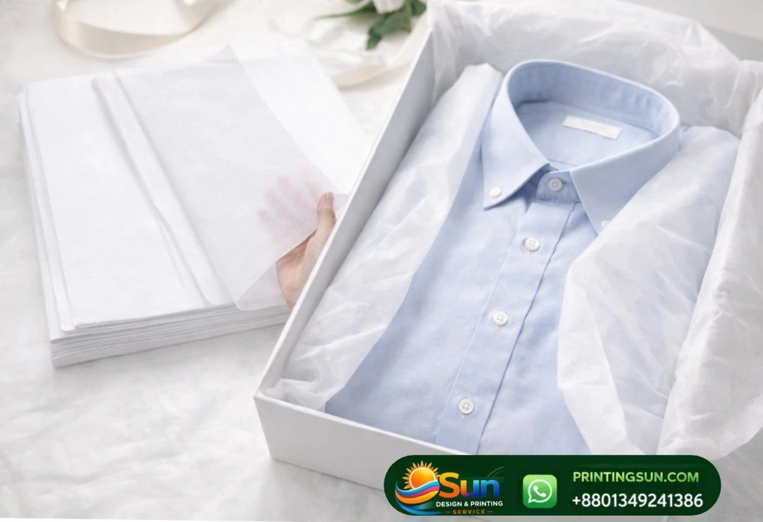 Garment Tissue Paper - গার্মেন্ট টিস্যু পেপার - Packaging Tissue Dhaka Bangladesh | Sun Printing