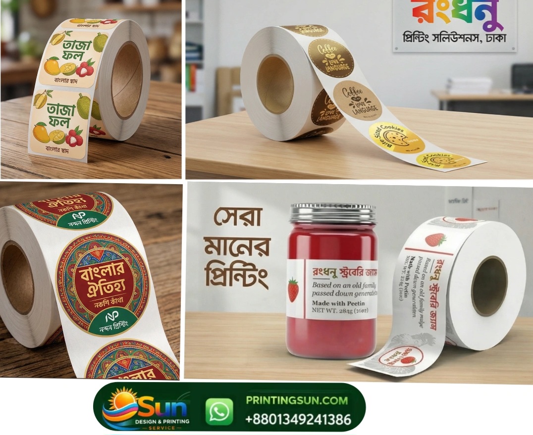 Custom Sticker Roll Labels