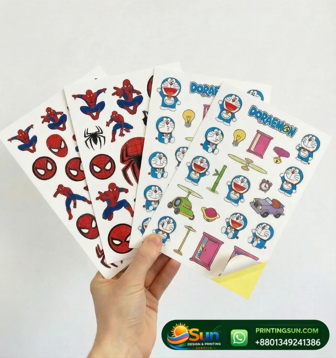 Custom Sheet Stickers - কাস্টম শিট স্টিকার - Sticker Printing Dhaka Bangladesh | Sun Printing